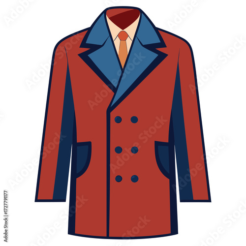 Find stylish men's overcoat double breasted coat fashion outerwear winter coat for sale online