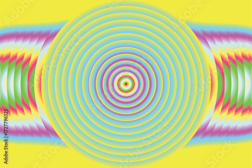 Retro Neon Gradient Abstract Background with Grain and Noise Texture