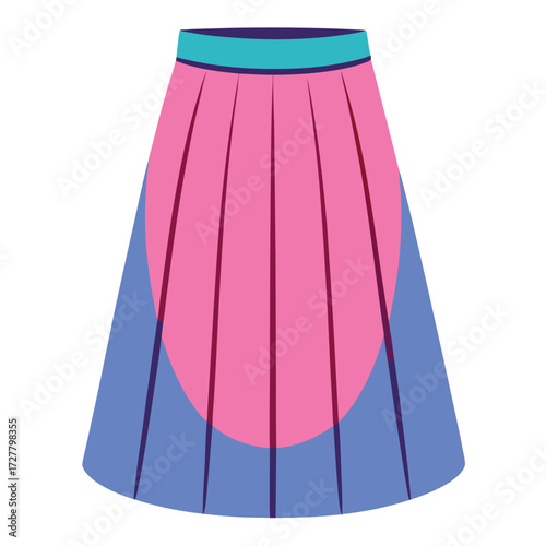 Shop trendy pleated skirt fashion online pink and blue skirt apparel for women and girls style