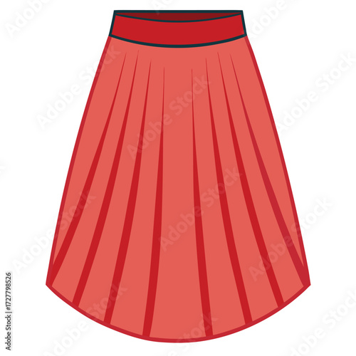 Shop cute red pleated skirt online for women's fashion apparel trending style summer outfit ideas