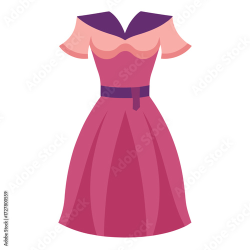 Shop stylish pink dress with purple accents online beautiful fashion clothing for women now