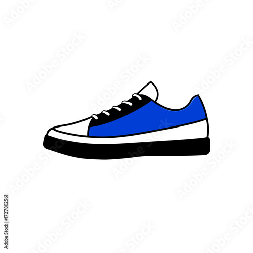 Blue Sneakers Sport Shoes Pair Transparent Background