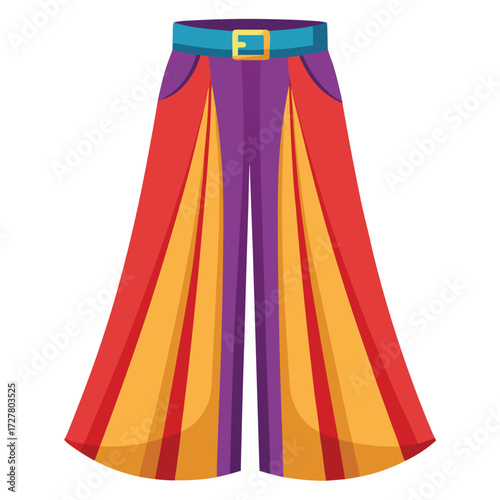 Shop trendy wide leg pants colorful palazzo pants with belt fashion apparel online store sale