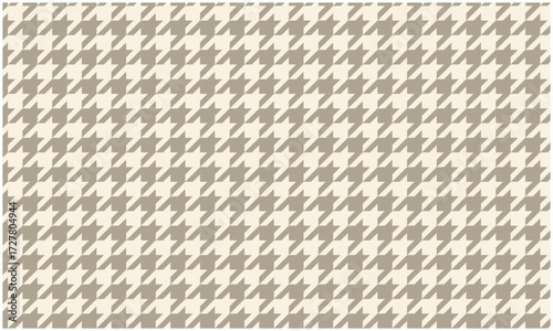 ナチュラル配色のクラシック千鳥格子 / Classic Houndstooth in Natural Tones