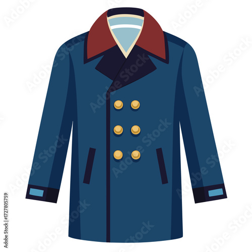 Shop stylish men's overcoat: double breasted winter coat, warm wool blend, modern fashion outerwear