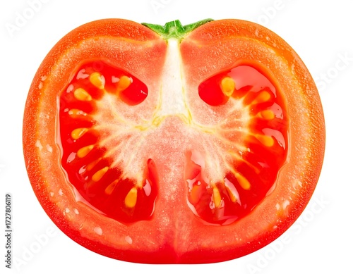 Wallpaper Mural Close-up of a tomato half-slice Torontodigital.ca