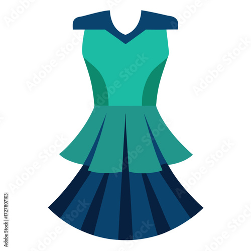 Shop trendy teal and blue dress for women online stylish fashion apparel clothing garment outfit