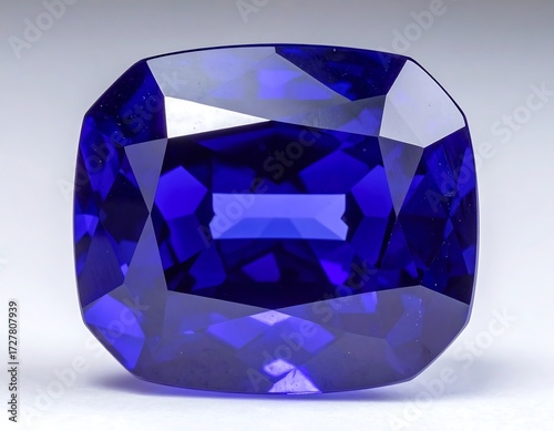 Close-up of a vibrant blue gemstone (3)