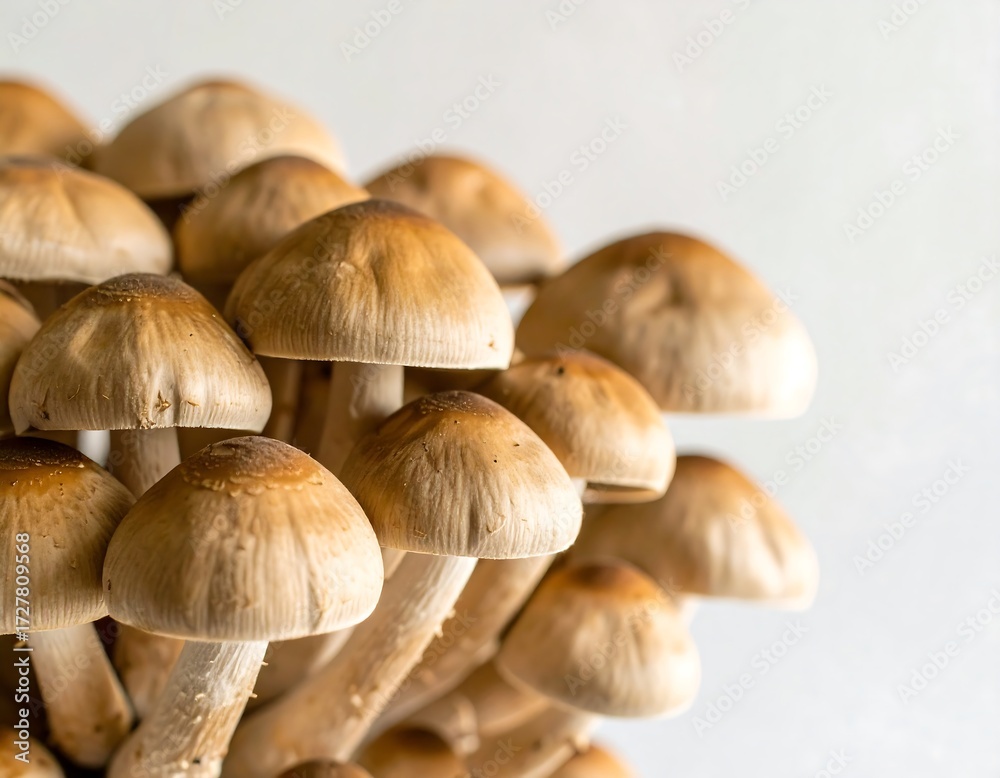 Fototapeta premium Close-up cluster of mushrooms