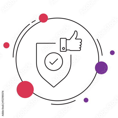 Reliable Icon, The Strength of Reliability, Building Trust Through Dependability, Reliable Foundations for Success, Consistency that Creates Confidence, vector