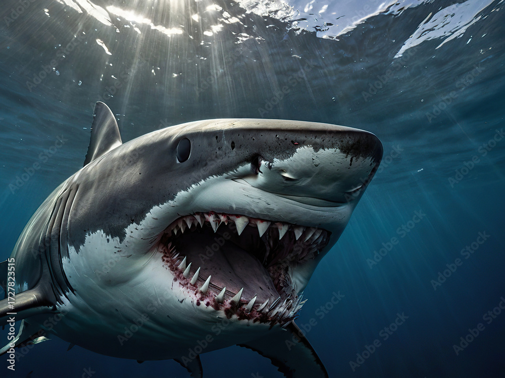 Fototapeta premium great white shark