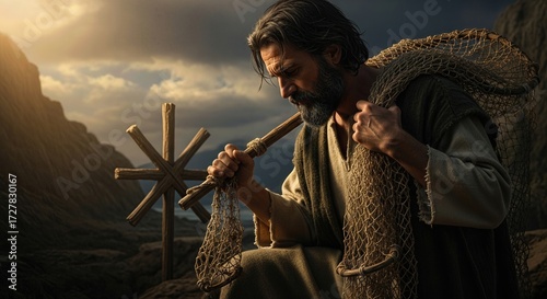 Andrew the First-Called: apostolic path, holy follower, divine servant, spiritual leader, christian herald, sacred witness, heavenly envoy, revered disciple, faithful preacher, holy mission.