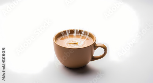 cup of coffee with a spoon