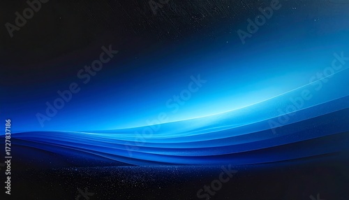 Abstract blue wave background