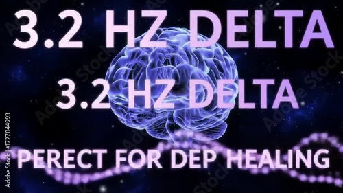 3.2 Hz Delta Brainwaves for Deep Relaxation and Healing
