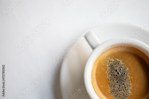Cropped image of coffee on white background