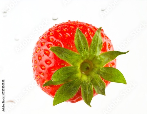 Close-up of a juicy strawberry