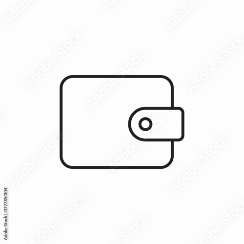 wallet finance icon sign vector