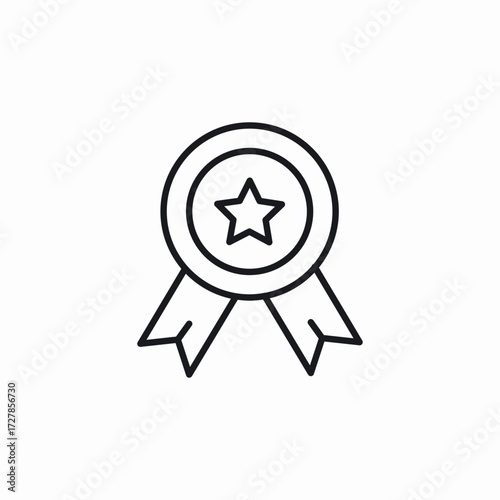 award badge icon sign vector