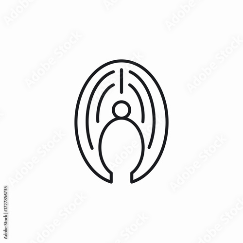 baked trout fish food meal icon sign vector