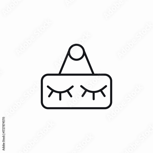 bauty salon store banner icon sign vector