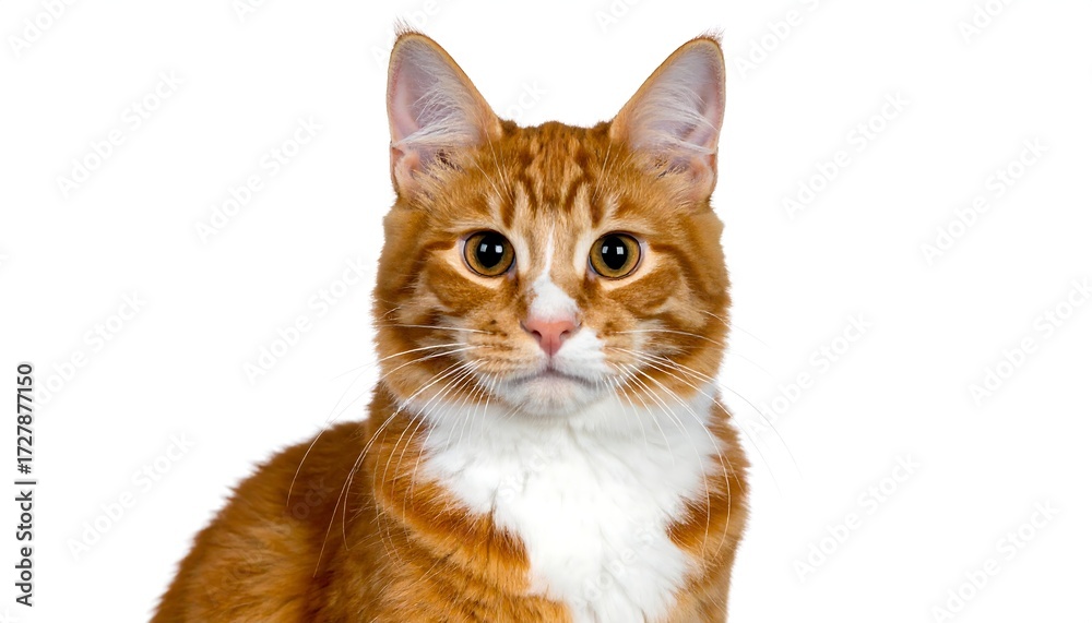 Obraz premium Close-up of a ginger cat