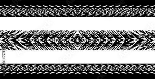 Dynamic abstract black and white geometric patterns create a modern, edgy visual statement silhouette and cutout removed background