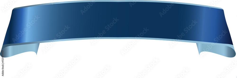 Obraz premium Blue Ribbon Banner PNG Isolated Decoration Template Graphic Element for Sale, Promotion, Label and Badge