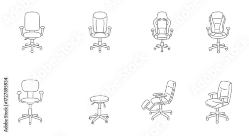 Discover a versatile collection of modern office chairs and ergonomic seating options, perfect for any professional workspace or home office setup, enhancing comfort and productivity.