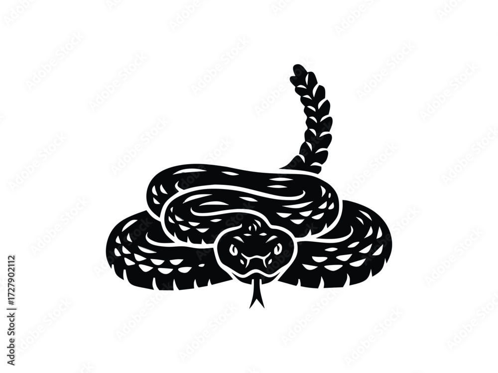 Naklejka premium illustration of a snake