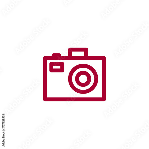 Iconic Vintage Camera Silhouette with Modern Design Elements