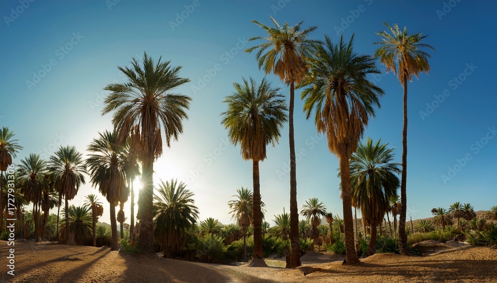 Obraz premium Group Of Palm Trees