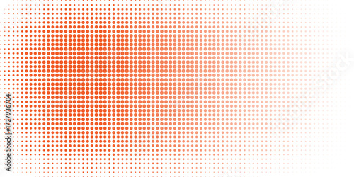 white background with orangered dots. vector Eps 10