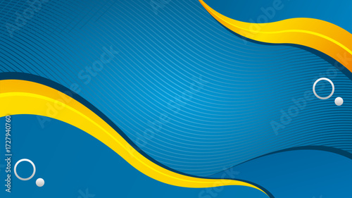abstract background with blue waves