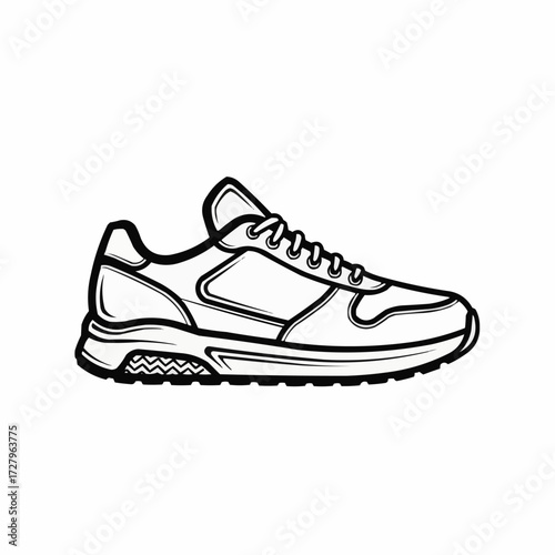 sport shoes isolated on white