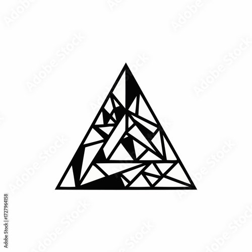 abstract triangle background