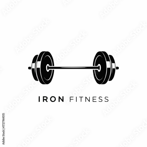 dumbbell isolated on white