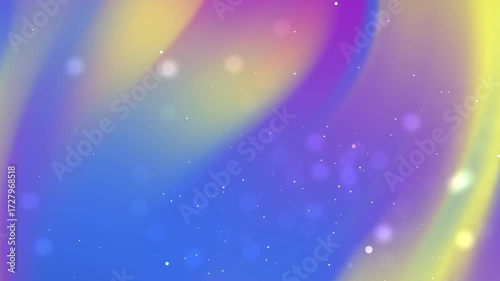 Blurred background with yellow blue  purple hues with bright spots