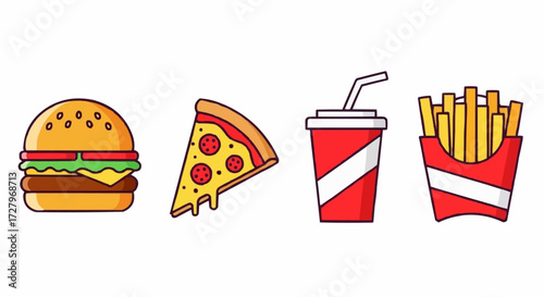 fast food icons