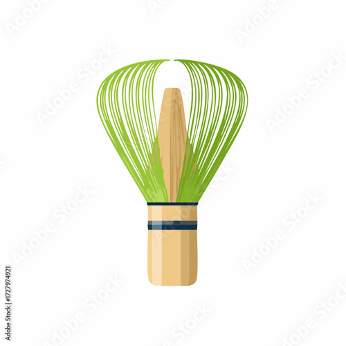 Matcha tea whisk, an essential tool for preparing the traditional Japanese tea ceremony