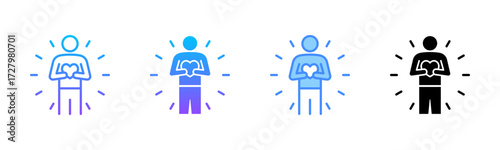 Self Esteem Multi Style Icon Set
