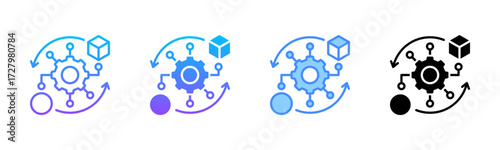 Transformation Multi Style Icon Set