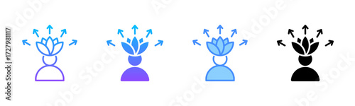 Self Awareness Multi Style Icon Set
