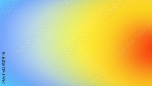 Vibrant pixelated gradient transitioning from cool blue to warm orange and yellow