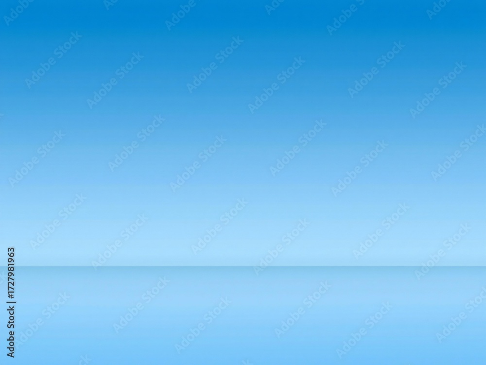 Fototapeta premium Abstract gradient of light blue to deep blue sky