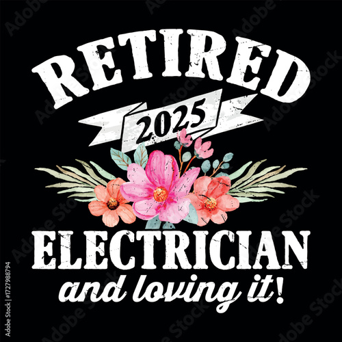 Funny Retirement Officially Retro Vintage Retired T-shirt Design