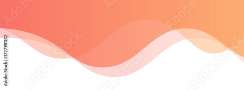 abstract geometric background orange and yellow gradations wave shape abstract memphis.simple design. modern trendy design, creative, eps10