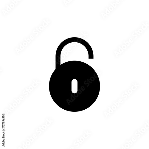 Unlock Icon for Security and Access