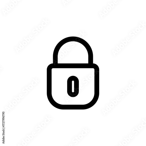 Lock Icon for Security and Access
