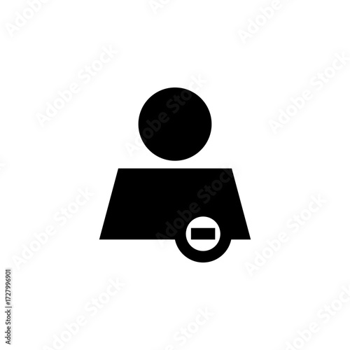 User Remove Icon for User Management and Deletion
